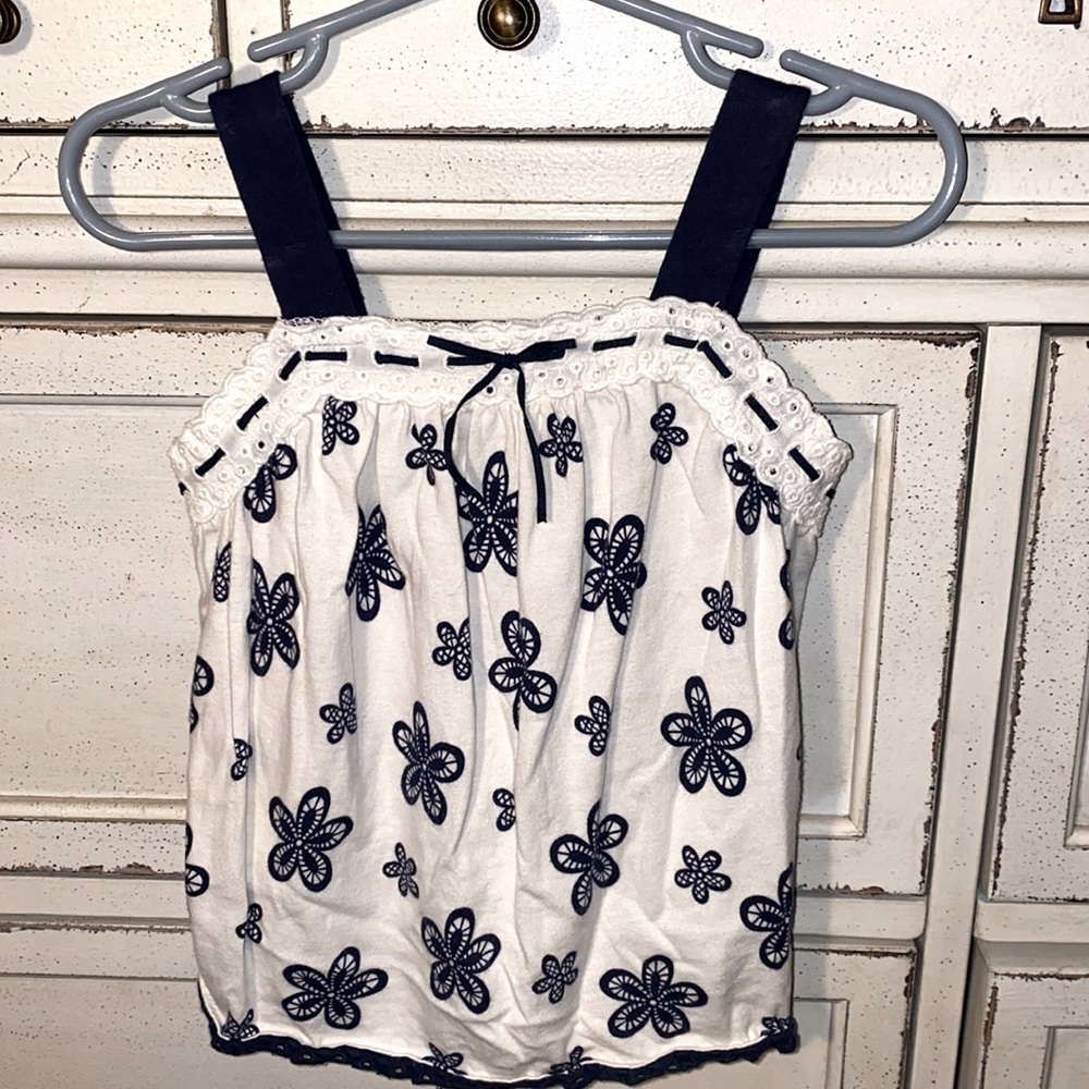Genuine Osh Kosh B’Gosh Kids shirt Navy White 2T​